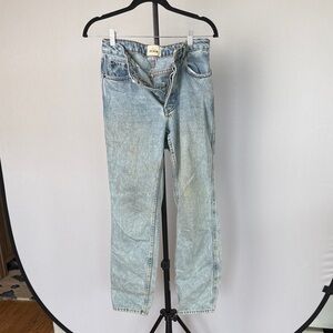 Sezane Light Blue Straight Leg Jeans